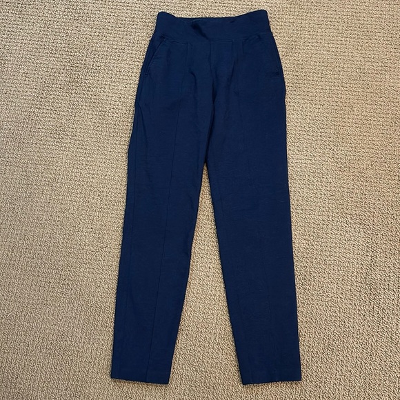 Kit and Ace Dark Blue Apollo Ponte Knit Pull-on Trouser Pants size 2 Office n - Picture 1 of 15